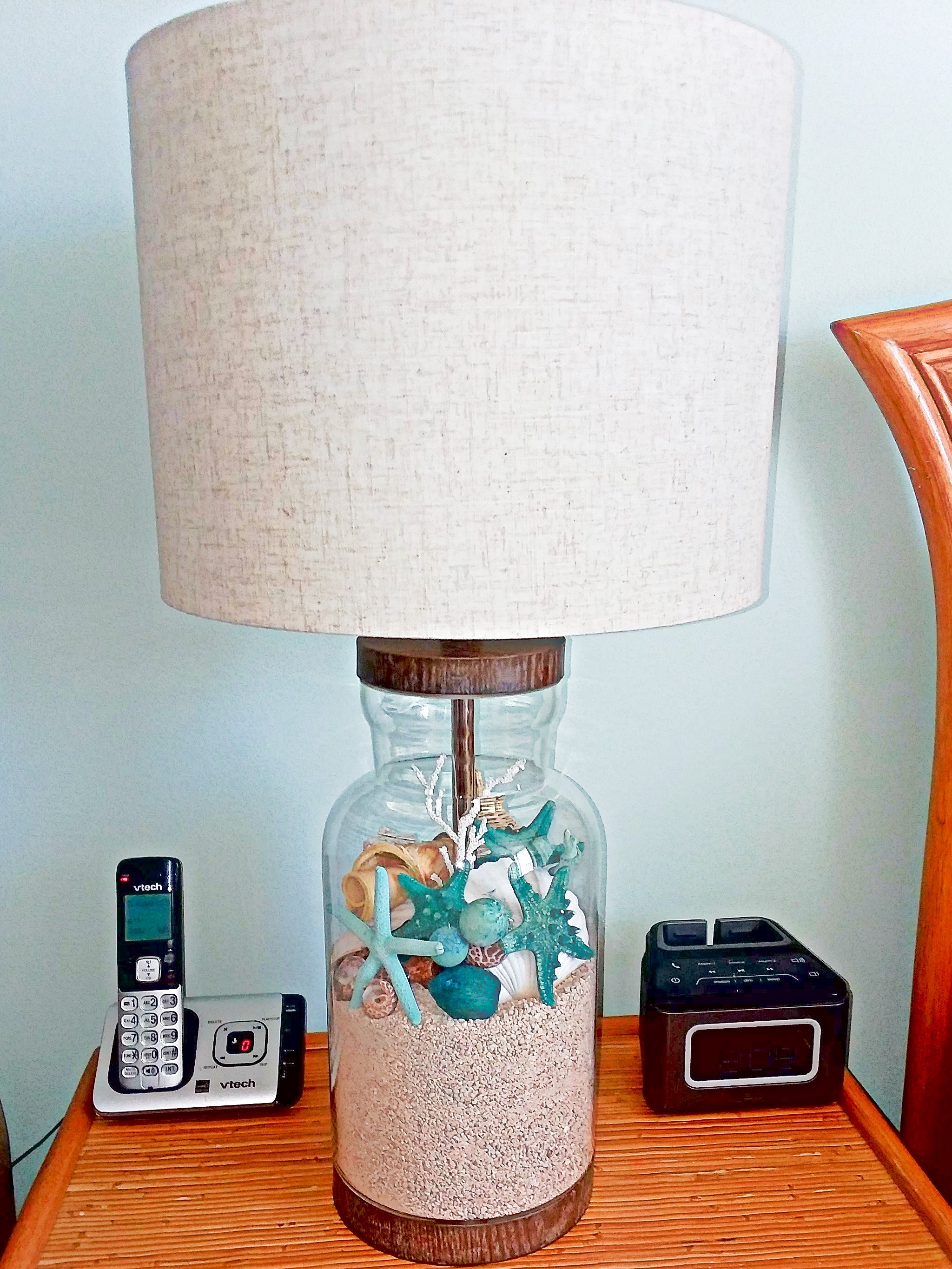 1406 seashell lamp